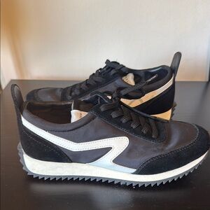 rag & bone Black and White Sneakers- new!!! Worn only in the store